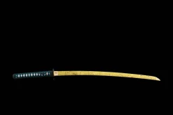 Azure Void Beckons - Ręcznie Kuta Katana ze Stali Węglowej 1045