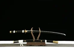 Alternative view of Black Heaven Feather - Ręcznie Kuta Katana ze Stali Węglowej 1045