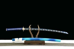 Alternative view of Blue Flame - Ręcznie Kuta Katana ze Stali Węglowej 1065