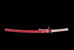 Alternative view of Bone-Searing Lotus - Ręcznie Kuta Katana ze Stali Węglowej 1045
