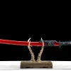 Crimson Edge - Ręcznie Kuta Katana ze Stali Węglowej 1065