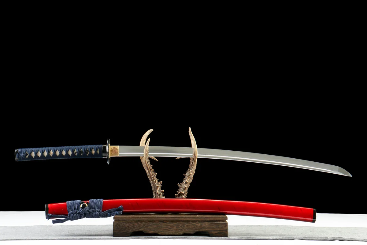 Crimson Edge - Ręcznie Kuta Katana ze Stali Węglowej 1065 - Image 2