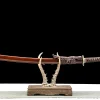 Crimson Flame (天绝) - Ręcznie Kuta Katana ze Stali Węglowej 1065