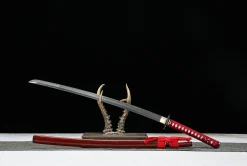 Alternative view of Crimson Moon - Ręcznie Kuta Katana ze Stali Węglowej