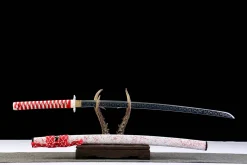 Alternative view of Crimson Tide - Ręcznie Kuta Katana ze Stali Węglowej 1065