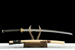 Alternative view of Dark Cloud Slash - Ręcznie Kuta Katana ze Stali Narzędziowej T10