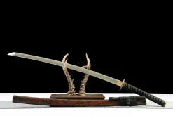 Alternative view of Dark Night Slash - Ręcznie Kuta Katana ze Stali Węglowej