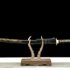 Dragon Amber - Ręcznie Kuta Katana ze Stali Damasceńskiej