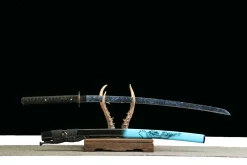 Alternative view of Dusk Fang - Ręcznie Kuta Katana ze Stali Węglowej 1045