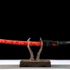 Flame Gold - Ręcznie Kuta Katana ze Stali Narzędziowej T10