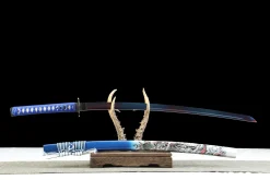 Alternative view of Frost Shadow - Ręcznie Kuta Katana ze Stali Węglowej 1065