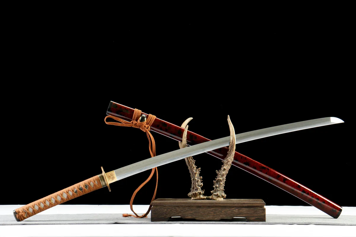 Golden Thread - Ręcznie Kuta Katana ze Stali Narzędziowej T10 - Image 3