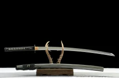 Alternative view of Ink Blossom - Ręcznie Kuta Katana ze Stali Węglowej 1065