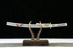 Koi Wakizashi - Ręcznie Kuty Wakizashi ze Stali Węglowej 1065