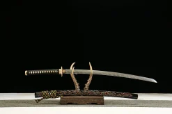Alternative view of Obsidian Dragon Soul - Ręcznie Kuta Katana ze Premium Stali Damasceńskiej