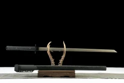 Alternative view of Reaper Straight - Ręcznie Kuta Katana ze Stali Wysokowęglowej