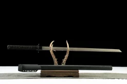 Alternative view of Reaper Straight - Ręcznie Kuta Katana ze Stali Wysokowęglowej