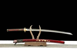 Alternative view of Rose Flame - Ręcznie Kuta Katana ze Stali Narzędziowej T10