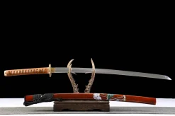 Alternative view of Scarlet Cherry Moon - Ręcznie Kuta Katana ze Stali Narzędziowej T10