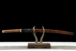 Shadow Carve - Ręcznie Kuta Katana ze Stali Narzędziowej T10
