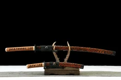Shadow Carve Set - Ręcznie Kuta Katana ze Stali Narzędziowej T10