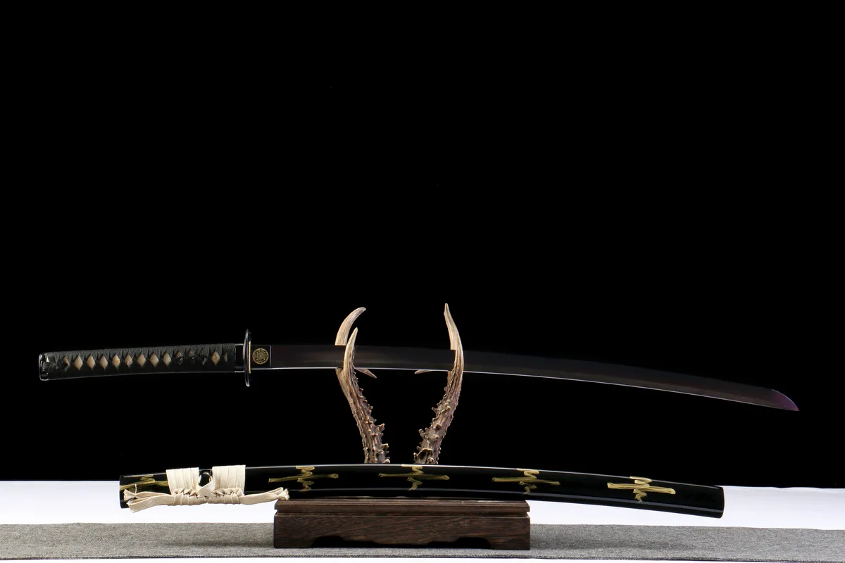 Shadow Veil - Ręcznie Kuta Katana ze Stali Narzędziowej T10 - Image 2
