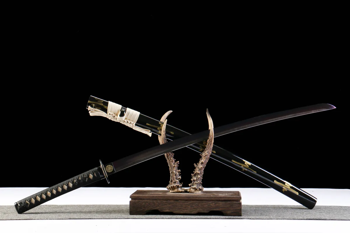 Shadow Veil - Ręcznie Kuta Katana ze Stali Narzędziowej T10 - Image 3