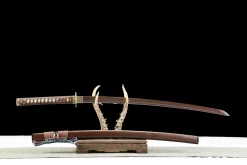 Alternative view of Silent Edge - Ręcznie Kuta Katana ze Stali Węglowej 1065