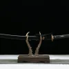 Silent Orchid - Ręcznie Kuty Wakizashi ze Stali Rzemieślniczej Kutej Ręcznie