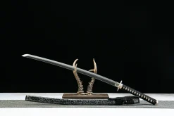 Alternative view of Starlight Radiance - Ręcznie Kuty Wakizashi ze Stali Narzędziowej T10