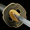 Steel Wave - Ręcznie Kuta Katana ze Stali Węglowej 1065