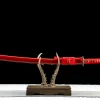 Vermilion Edge - Ręcznie Kuta Katana ze Stali Węglowej 1065