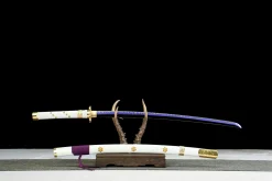 Alternative view of White Celestial - Ręcznie Kuta Katana ze Stali Węglowej 1045