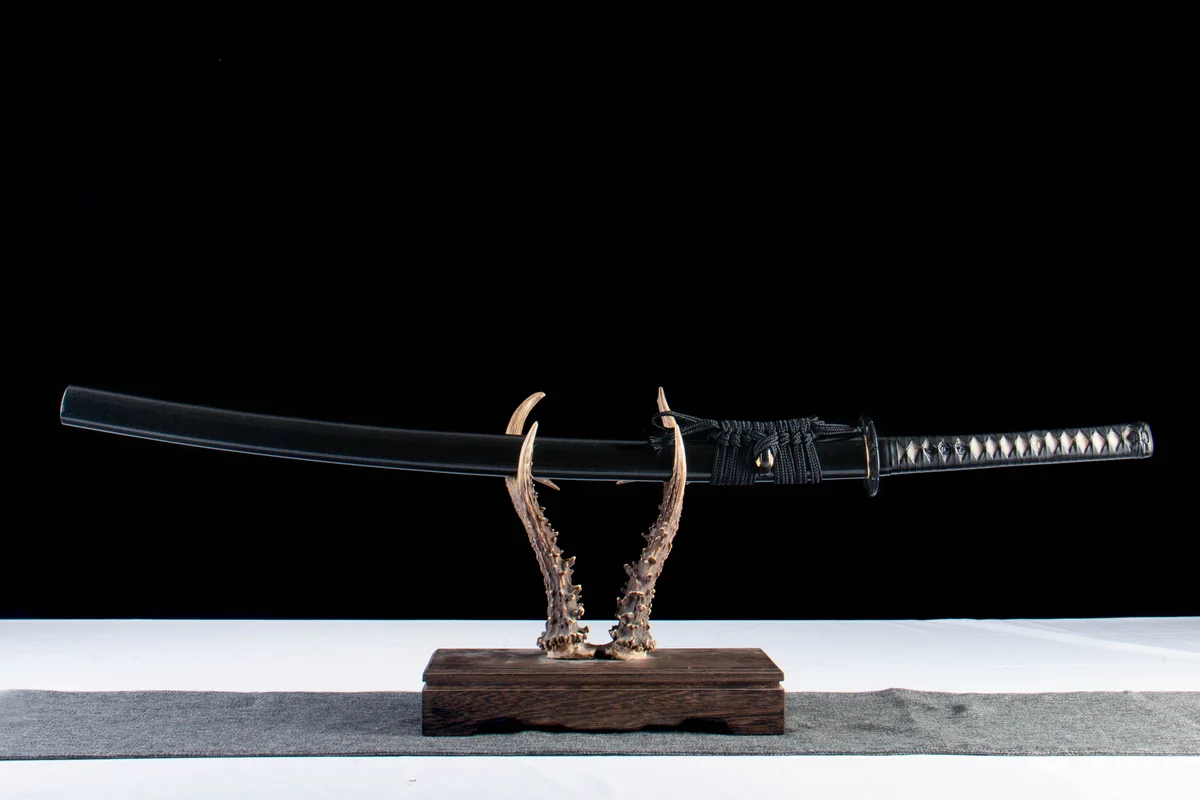 Cross Scar - Ręcznie Kuta Katana ze Stali Węglowej 1065 - obrazek 13