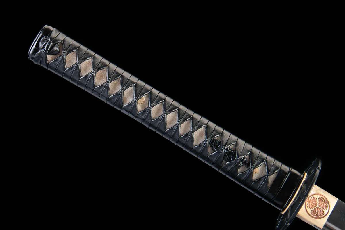 Cross Scar - Ręcznie Kuta Katana ze Stali Węglowej 1065 - obrazek 7