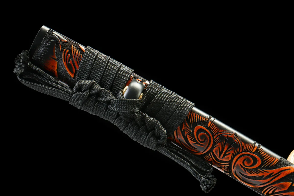 Ink Meteor - Ręcznie Kuta Katana ze Stali Sanmai (Laminowanej) - obrazek 8
