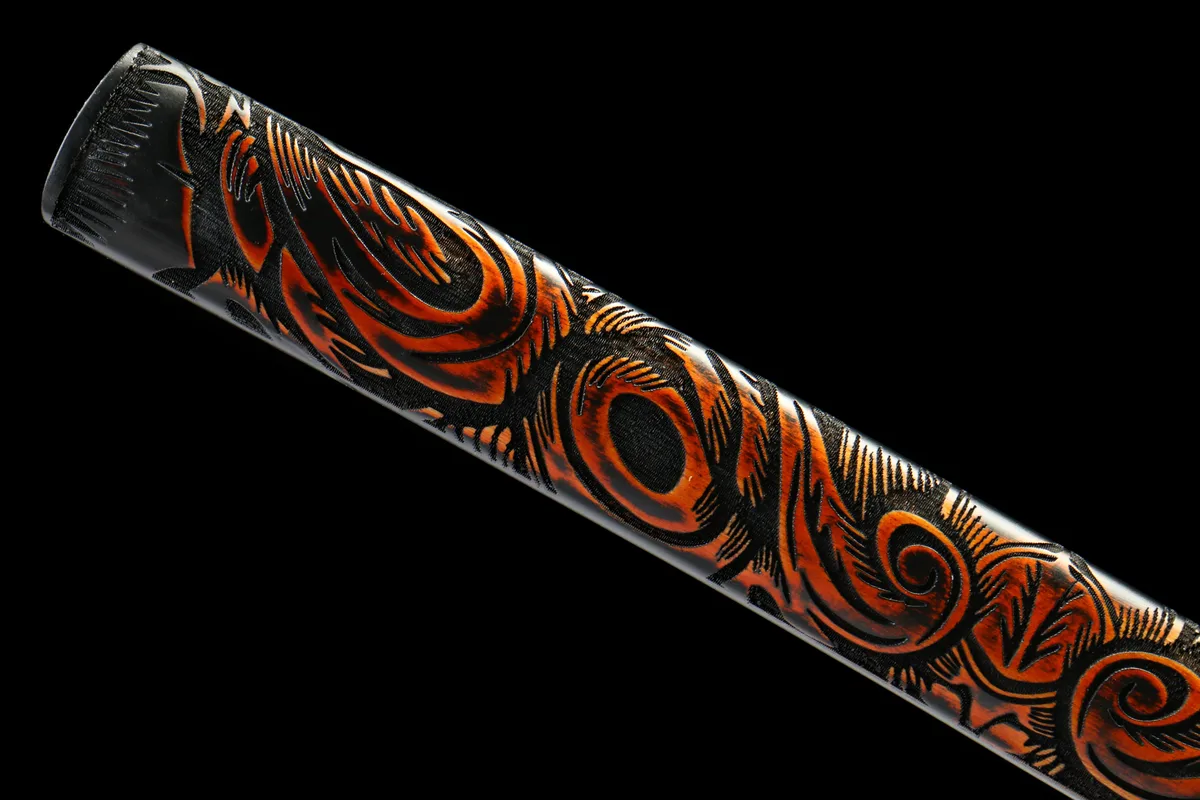 Ink Meteor - Ręcznie Kuta Katana ze Stali Sanmai (Laminowanej) - obrazek 9