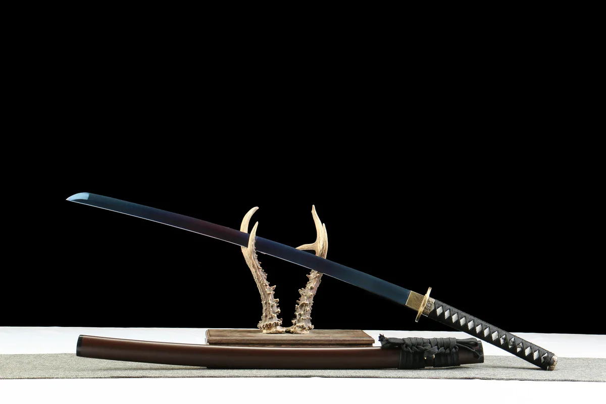 Night Frost - Ręcznie Kuta Katana ze Stali Węglowej 1065 - obrazek 4
