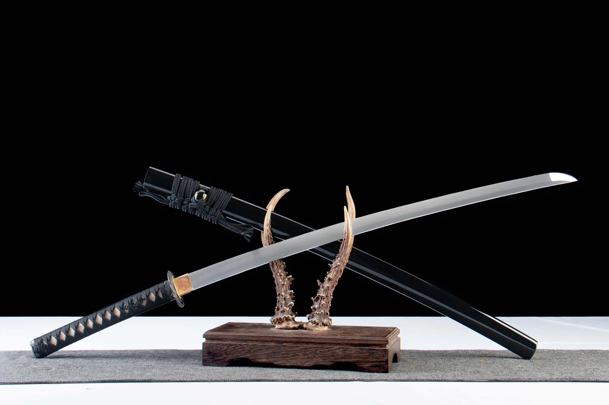 Three Cypress Guardian - Ręcznie Kuta Katana ze Stali Węglowej 1065 - obrazek 7